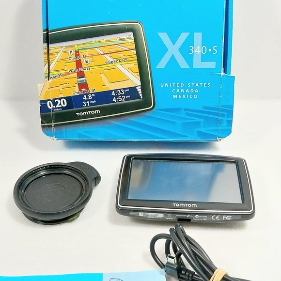Tom Tom XL 340S GPS With Charger Manual And Box #1331 - Picture 3 of 13